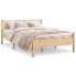 Drewniane łóżko z naturalnej sosny 120x200 Tangle 4X