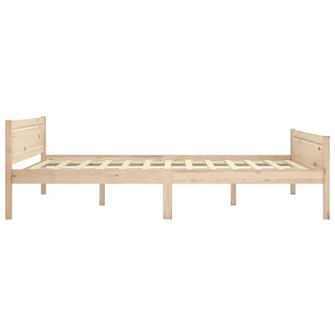 drewniane naturalne łóżko 120x200 Siran 4X