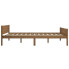 drewniane łóżko miodowy brąz 120x200 Siran 4X