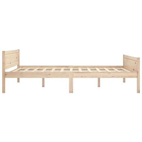drewniane naturalne łóżko 140x200 Siran 5X
