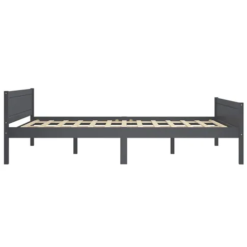 drewniane szare łóżko 140x200 Siran 5X