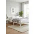 Białe dwuosobowe łóżko drewniane Tangle 6X