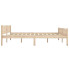 drewniane naturalne łóżko 180x200 Siran 7X