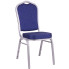 Niebieskie krzesło bankietowe sztaplowane - Enix 3X