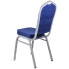 Niebieskie krzesło sztaplowane do sali bankietowej Enix 3X