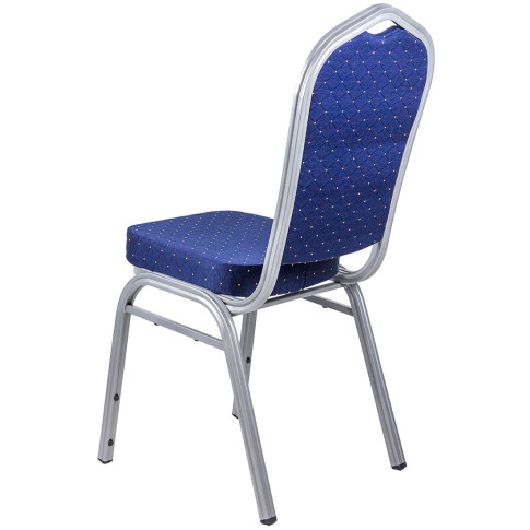 Niebieskie krzesło sztaplowane do sali bankietowej Enix 3X