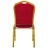 Czerwone krzesło bankietowe sztaplowane Enix 5X