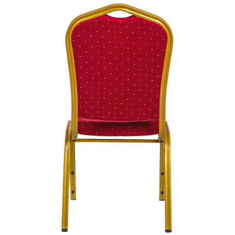 Czerwone krzesło bankietowe sztaplowane Enix 5X