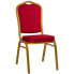 Czerwone krzesło do sali bankietowej restauracyjnej Enix 5X