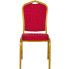 Czerwono złote krzesło bankietowe Enix 5X