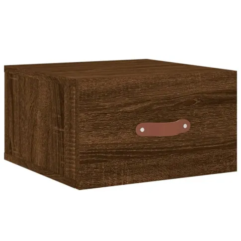 Brązowa wisząca szafka nocna Werx