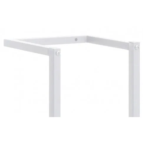 Szczegółowe zdjęcie nr 6 produktu Biały uchwyt łazienkowy na ręczniki - Raxin 3X