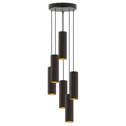 Zdjęcie produktu Regulowana czarna lampa wisząca glamour - EX342-Monakes.