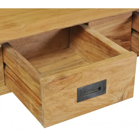 Szczegółowe zdjęcie nr 6 produktu Drewniany stolik-konsola do przedpokoju - Mervi 3X