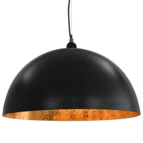 Szczegółowe zdjęcie nr 5 produktu Czarno-złote lampy wiszące nad stół 2 sztuki - EX105-Fiton