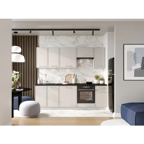 Szczegółowe zdjęcie nr 4 produktu Beżowa szafka kuchenna dolna 30 cm - Caroni 5X