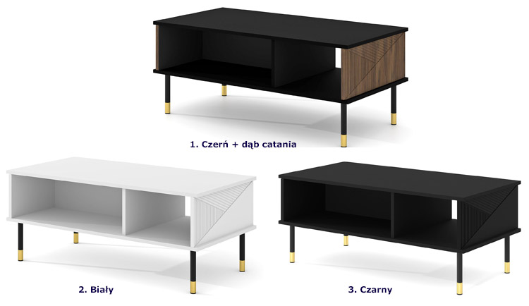 kolory ławy kawowej Nadia 5X