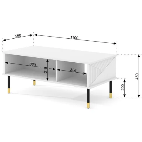 wymiary stolika Sablo 5X
