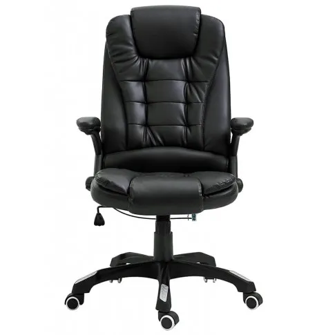 Zdjęcie czarny fotel obrotowy rozkładany do biura Loker | Edinos.pl