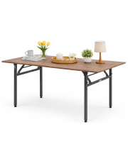 Stół industrialny biurowy konferencyjny sztaplowany dąb sonoma - Vivrox 16 rozmiarów w sklepie Edinos.pl