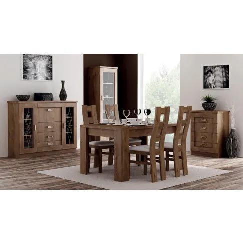 Szczegółowe zdjęcie nr 4 produktu Witryna jednodrzwiowa dąb lefkas - Lorines 11X