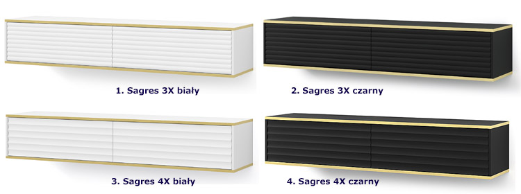 kolory szafki rtv Sagres