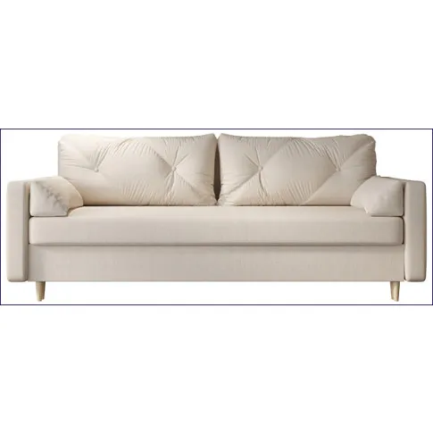 Szczegółowe zdjęcie nr 5 produktu Kremowa sofa rozkładana - Ahmo