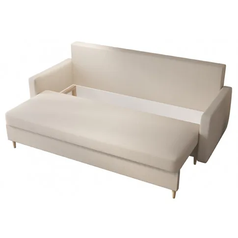 Szczegółowe zdjęcie nr 7 produktu Kremowa sofa rozkładana - Ahmo