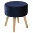 Zdjęcie produktu Taboret Toria - granatowy.