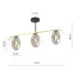 Wymiary lampy sufitowej D112 Comi