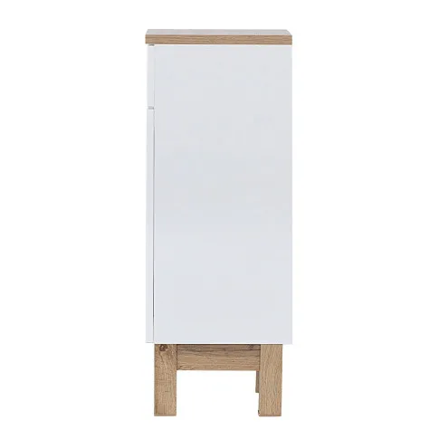 Zdjęcie biały półsłupek łazienkowy Dixi 4X połysk | Edinos.pl