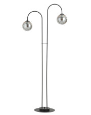 Loftowa lampa podłogowa z grafitowymi kloszami - D117-Inos