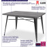Infografika stolika kawiarnianego metalowego beton Mixo 4X