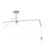 Szczegółowe zdjęcie nr 5 produktu Regulowana grafitowa lampa wisząca nad stół EX245-Eggi