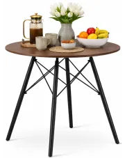 Skandynawski stół kuchenny 80 cm jesion - Fivi 7X w sklepie Edinos.pl