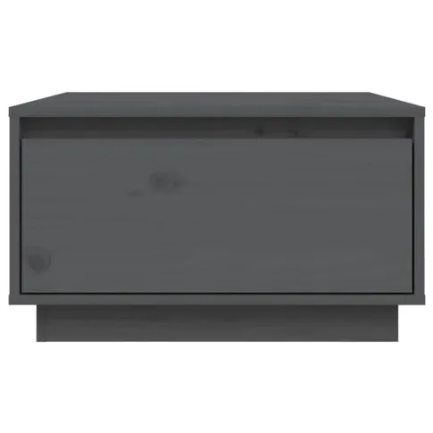 Sosnowy stolik kawowy szary drewniany Vallos