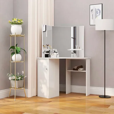 Wizualizacja białej toaletki Szerri