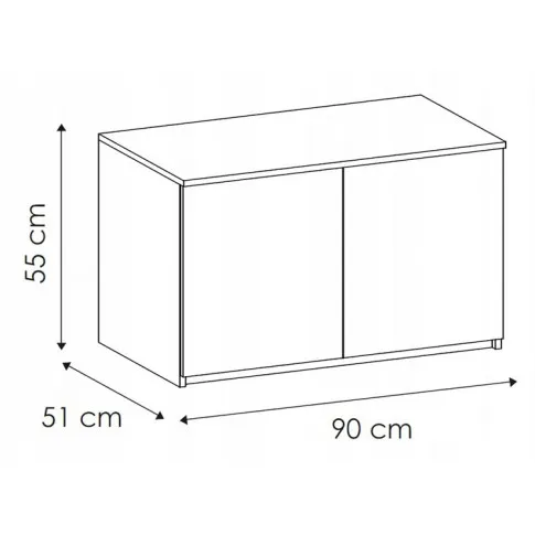Szczegółowe zdjęcie nr 7 produktu Biała szafa na ubrania z nadstawką - Texan