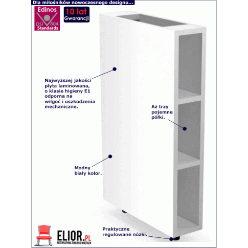 Fotografia Kuchenna biała szafka dolna - Vokres 2X z kategorii Szafki kuchenne