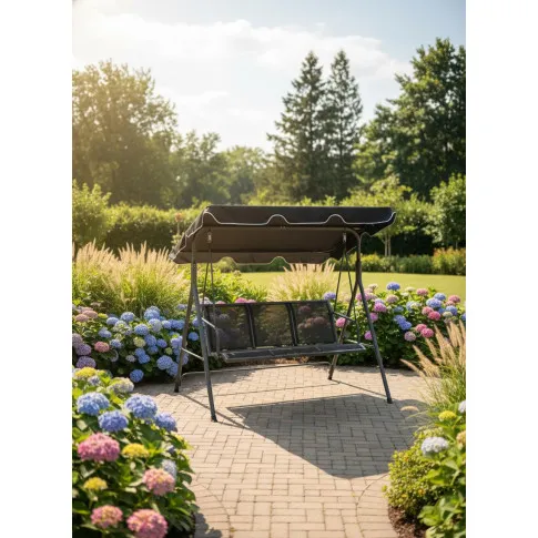 Fotografia Grafitowa huśtawka ogrodowa - Wadas z kategorii Huśtawki