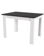 Nowoczesny elegancki stół czarny + biały - Igro 4X w sklepie Edinos.pl