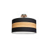 Czarno-drewniana lampa sufitowa - K365-Fores