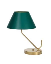 Nowoczesna lampa stołowa butelkowa zieleń - K369-Tino w sklepie Edinos.pl