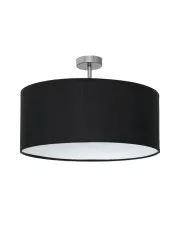 Czarna metalowa lampa sufitowa - K370-Sazu