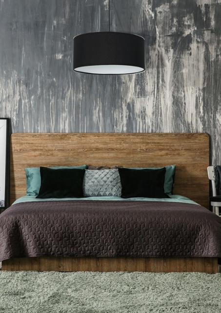 Czarna lampa wisząca - K371-Onko