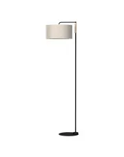 Lampa podłogowa z abażurem z lnu - K375-Anol