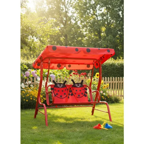 Fotografia Huśtawka wolnostojąca dla dzieci Merisa - Biedronka z kategorii Huśtawki dla dzieci