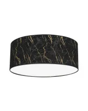Czarna lampa sufitowa glamour - K376-Mirags w sklepie Edinos.pl