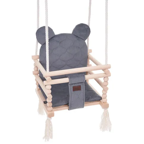 Hustawka dziecięca Tedoli kolor stalowy