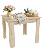 Kwadratowy stół do kuchni dąb sonoma - Florano w sklepie Edinos.pl